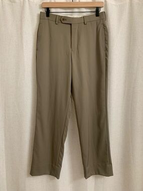 Brook’s Brothers 100% Wool 1818 Madison Men's Slacks Pants in Tan 30x29”